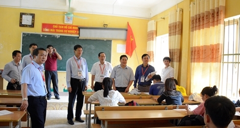 Sẽ cho thôi chức lãnh đạo Sở nếu để xảy ra sự cố trong kỳ thi