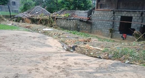 Lũ ống, lũ quét gây nhiều thiệt hại về nhà cửa tại Sa Pa