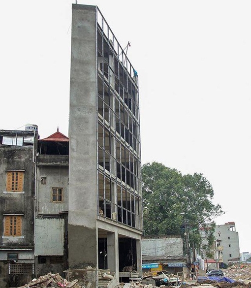 Hà Nội còn 168 trường hợp nhà siêu mỏng, siêu méo