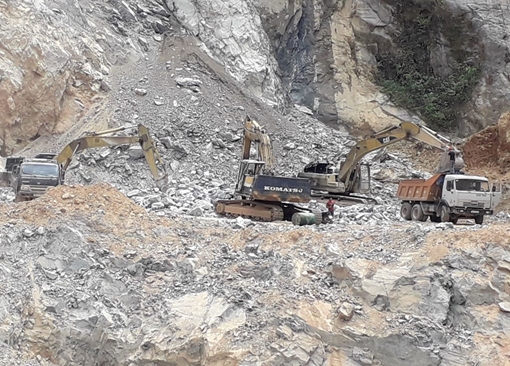 Nhiều mỏ đá gây ô nhiễm môi trường, mất an toàn lao động