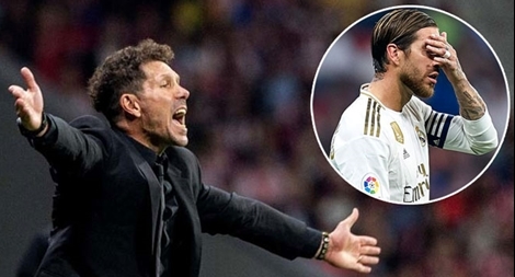Tây Ban Nha “chia rẽ” vì vụ HLV Simeone và Ramos