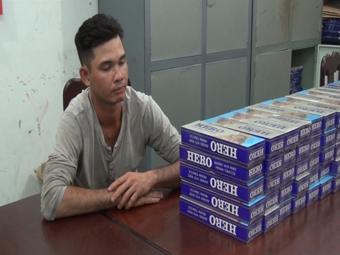 Thuốc lá lậu được ngụy trang bằng cơm thừa