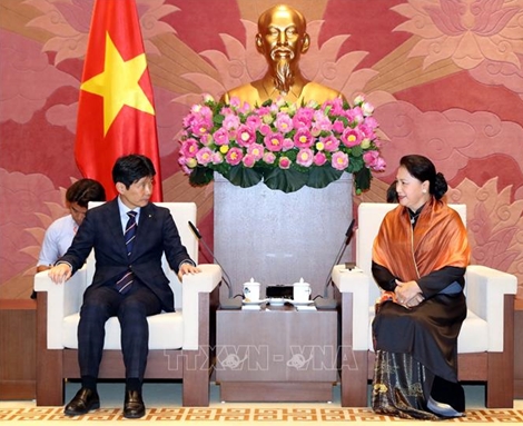 Chủ tịch Quốc hội tiếp Đoàn đại biểu tỉnh Gunma (Nhật Bản)