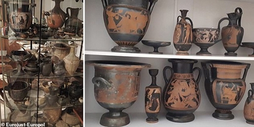 Triệt phá băng nhóm buôn bán và đào trộm cổ vật Hy Lạp quy mô lớn