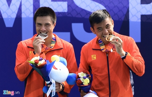 Lý Hoàng Nam lần đầu giành HCV quần vợt SEA Games 30