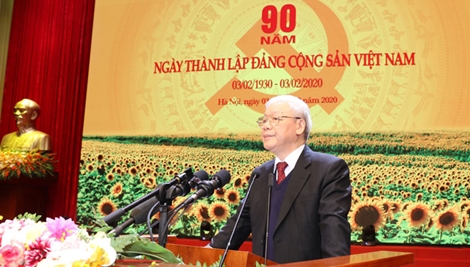 Diễn văn của Tổng Bí thư, Chủ tịch nước tại Lễ kỷ niệm 90 năm Ngày thành lập Đảng