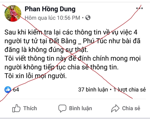 Mời người tung tin "4 người uống thuốc sâu vì dưa hấu" lên làm việc