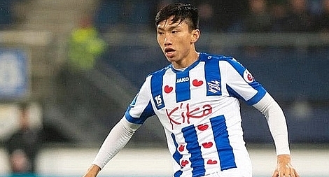 Văn Hậu chơi trọn vẹn trong trận đấu trong ngày Heerenveen thắng đậm