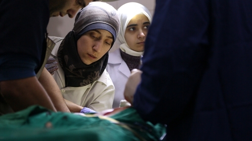 “Đột nhập” bệnh viện dưới lòng đất ở Syria