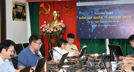 Diễn tập quốc tế về ứng cứu sự cố APCERT năm 2020