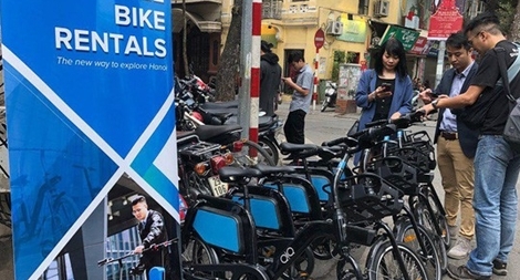 Hà Nội thí điểm đầu tư hệ thống xe đạp điện chia sẻ người dùng
