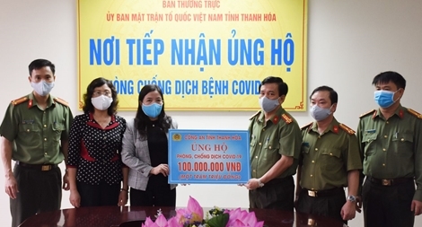 Công an Thanh Hoá với các hoạt động thiết thực chống dịch COVID-19
