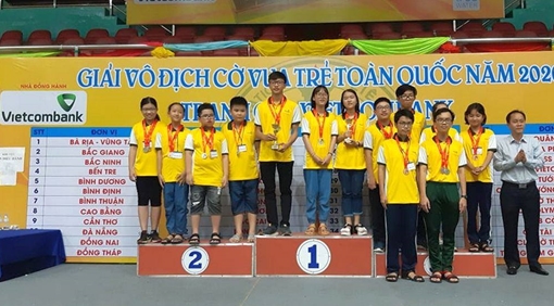 Giải cờ vua trẻ toàn quốc 2020:  TP HCM nhất toàn đoàn