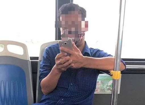 Phạt tiền người đàn ông nhổ nước bọt vào nữ phụ xe bus
