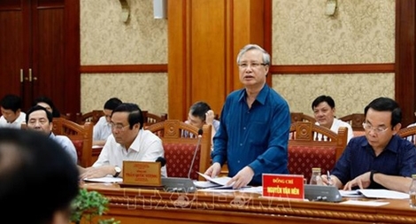 Phiên họp thứ ba của Tiểu ban Tổ chức phục vụ Đại hội XIII của Đảng