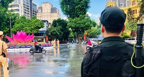 Phân luồng giao thông phục vụ Đại hội Đại biểu lần thứ XVII Đảng bộ TP Hà Nội