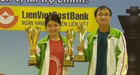 Vợ chồng Thảo Nguyên – Trường Sơn thắng lớn ở giải cờ vua toàn quốc