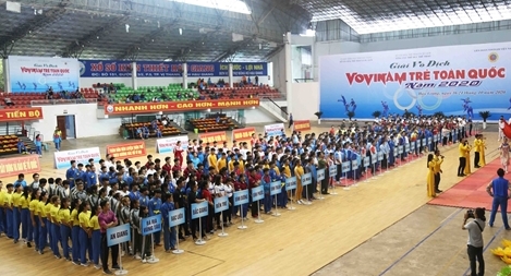 Gần 800 VĐV tham dự Giải vô địch trẻ Vovinam toàn quốc 2020