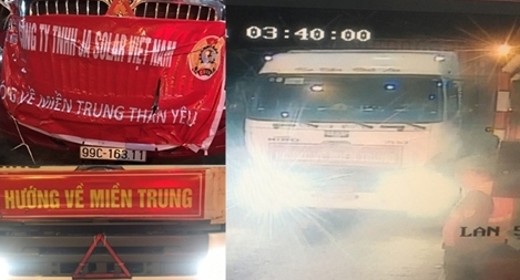 Xuất hiện tình trạng mượn danh xe chở hàng cứu trợ miền Trung để trốn phí