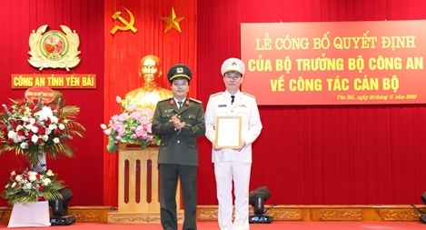 Công an tỉnh Yên Bái có tân Phó Giám đốc