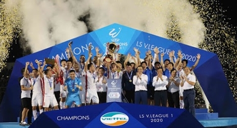 Chủ tịch FIFA chúc mừng Viettel đăng quang ngôi vô địch LS V.League 1/2020