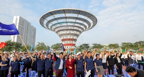 Hàng nghìn ‘chiến binh’ tham dự Lễ ra quân dự án Khu đô thị Dương Nội