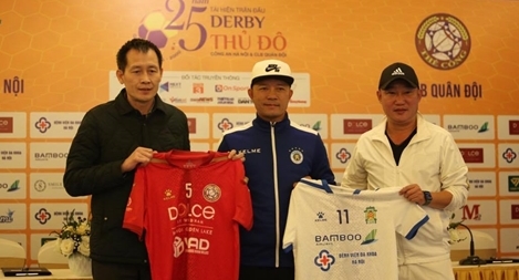 Tái hiện trận derby huyền thoại của 2 đội bóng một thời lừng danh Thủ đô  