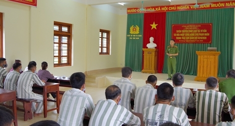 Trại tạm giam Công an tỉnh Hà Giang đẩy mạnh cải cách hành chính