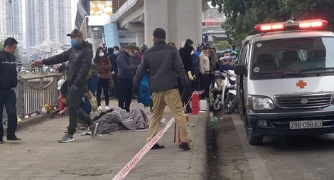 Phát hiện một thi thể nam giới trên sông Tô Lịch