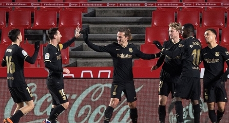 Messi và Griezmann "liên thủ", Barca tiếp tục bám đuổi Real