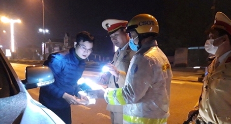 Xử lý nghiêm các trường hợp uống rượu, bia lái xe tham gia giao thông