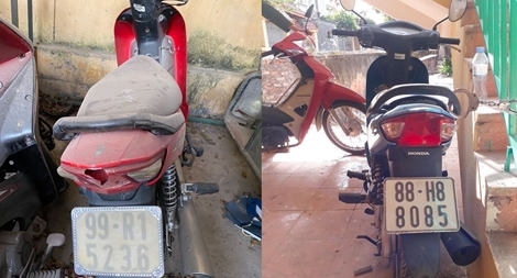Công an Hà Nội tìm chủ sở hữu xe máy