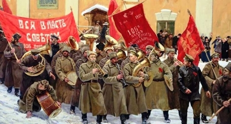 Nước Nga, mùa xuân 1918