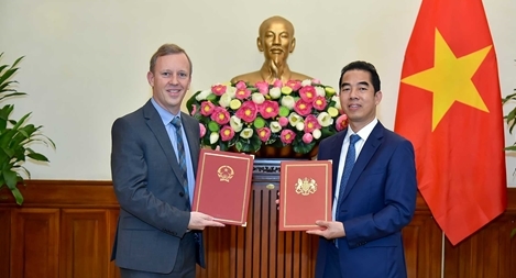 Trao Công hàm Hiệp định thương mại tự do Việt Nam – Anh