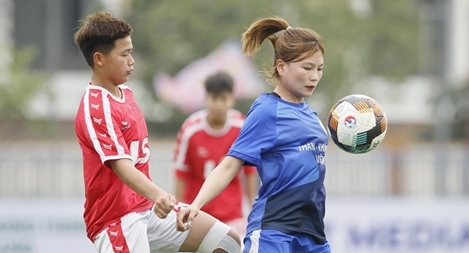 Than KSVN vô địch lượt đi Giải BĐ Nữ U19 Quốc gia 2021