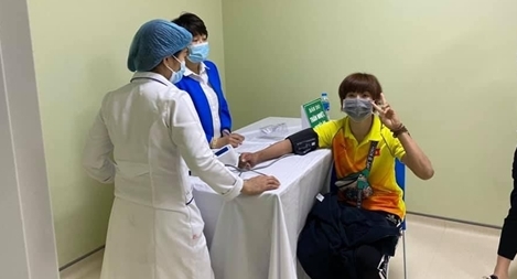 Những VĐV Việt Nam đầu tiên được tiêm vaccine COVID-19