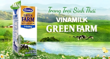 Vinamilk ra mắt sữa tươi Green Farm từ trang trạng sinh thái