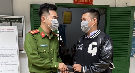 Một học sinh gửi thư cảm ơn Công an huyện Đắk Mil 