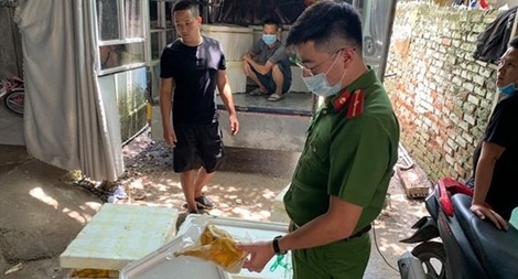 Thu giữ nửa tấn gà ủ muối nhập lậu