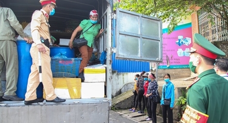 Sáu phụ nữ trốn thùng xe tải vượt chốt kiểm dịch Thái Nguyên