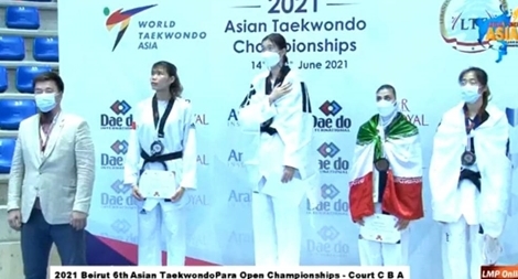 Taekwondo Việt Nam có huy chương đầu tiên tại giải Vô địch châu Á 2021
