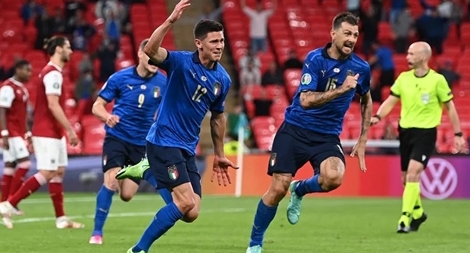 Italia “thắng nhọc” Áo sau 120 phút