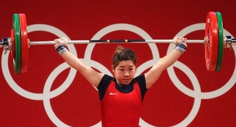 Hoàng Thị Duyên đứng thứ 5 tại môn cử tạ