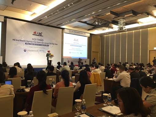 Thương mại Việt Nam - Hàn Quốc tăng mạnh trong năm 2017