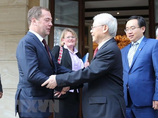 Việt Nam coi trọng phát triển Đối tác chiến lược toàn diện với Nga