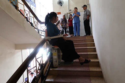 Thiết bị mới dành cho người khuyết tật tại nhà ga