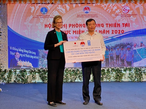 UNDP và Đại sứ quán Nhật Bản hỗ trợ các hộ nghèo phòng, chống COVID-19