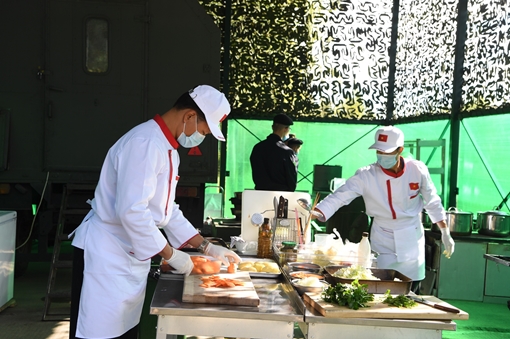 Bếp dã chiến Việt tại Army Games 2020