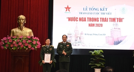 Trao giải cuộc thi viết “Nước Nga trong trái tim tôi” 