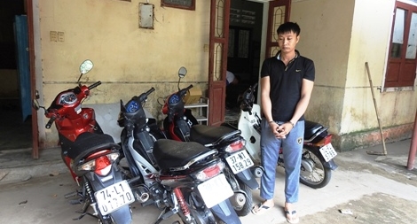Đối tượng chuyên trộm cắp xe máy sa lưới